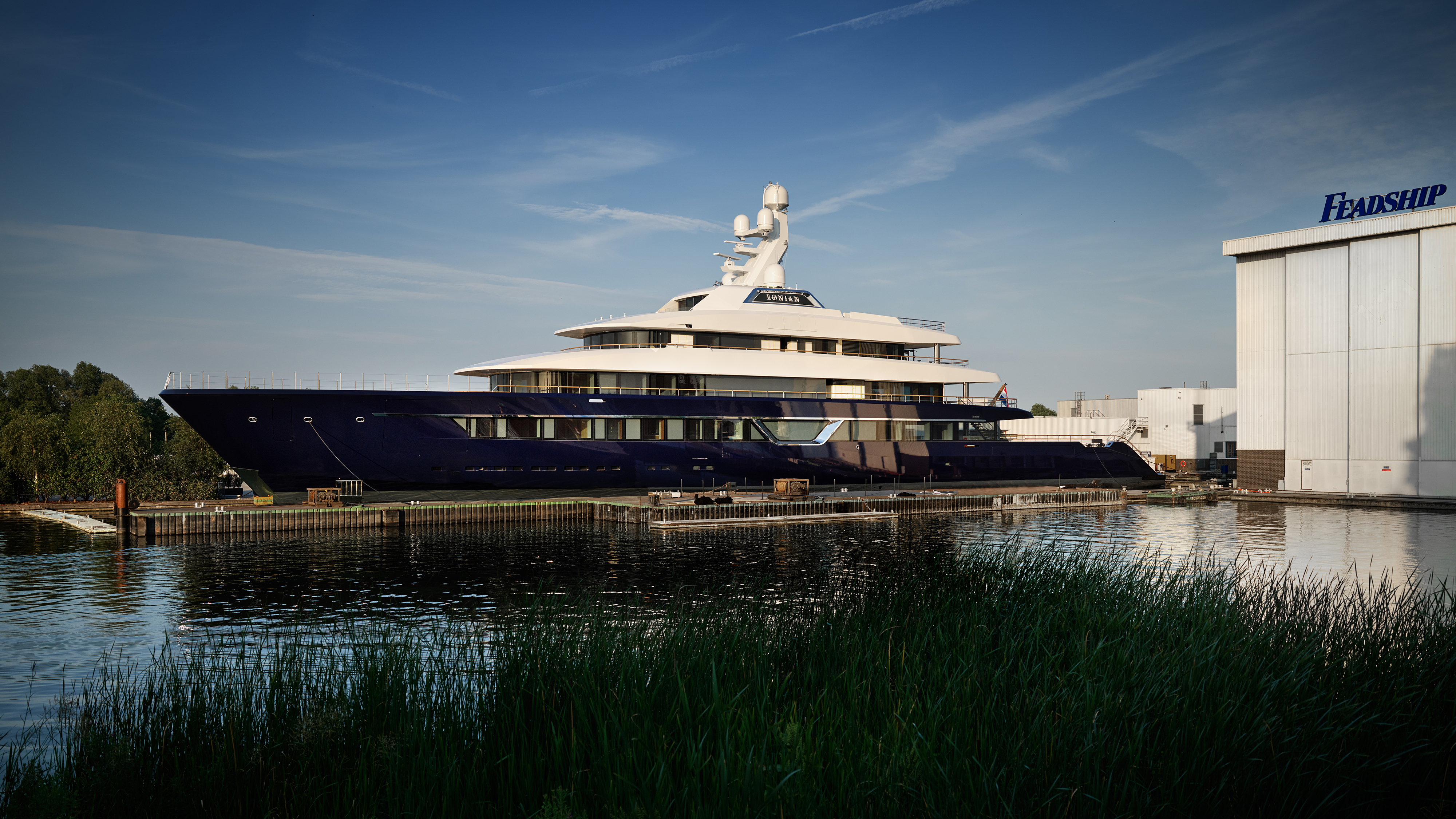The Striking New 87 Metre Superyacht Lonian Yacht Harbour