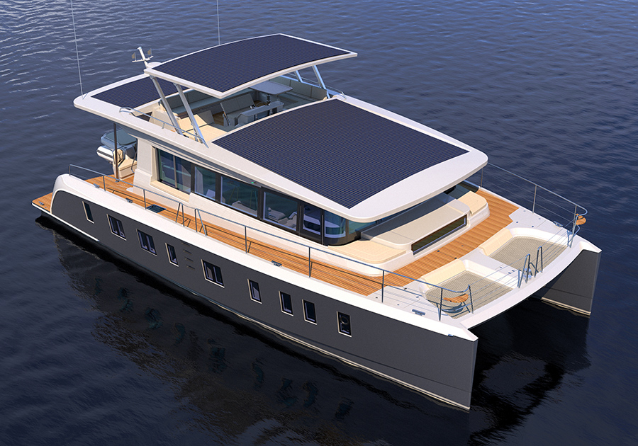 Silent 55 World Debut Of Production Oceangoing Yacht With Self Sufficient Solar Powered Propulsion Yacht Harbour
