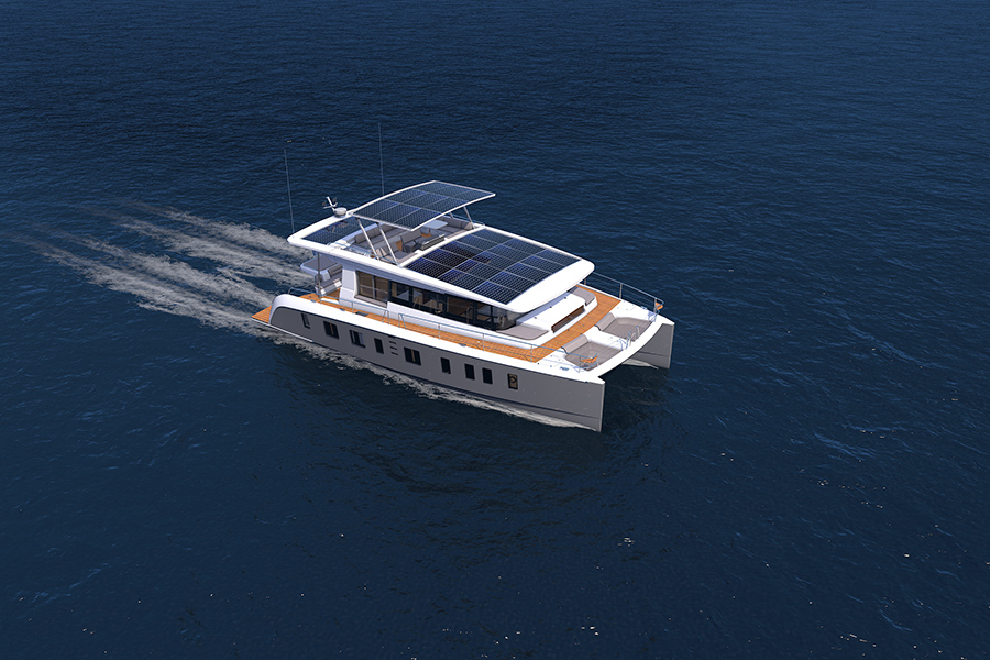 Silent 55 World Debut Of Production Oceangoing Yacht With Self Sufficient Solar Powered Propulsion Yacht Harbour