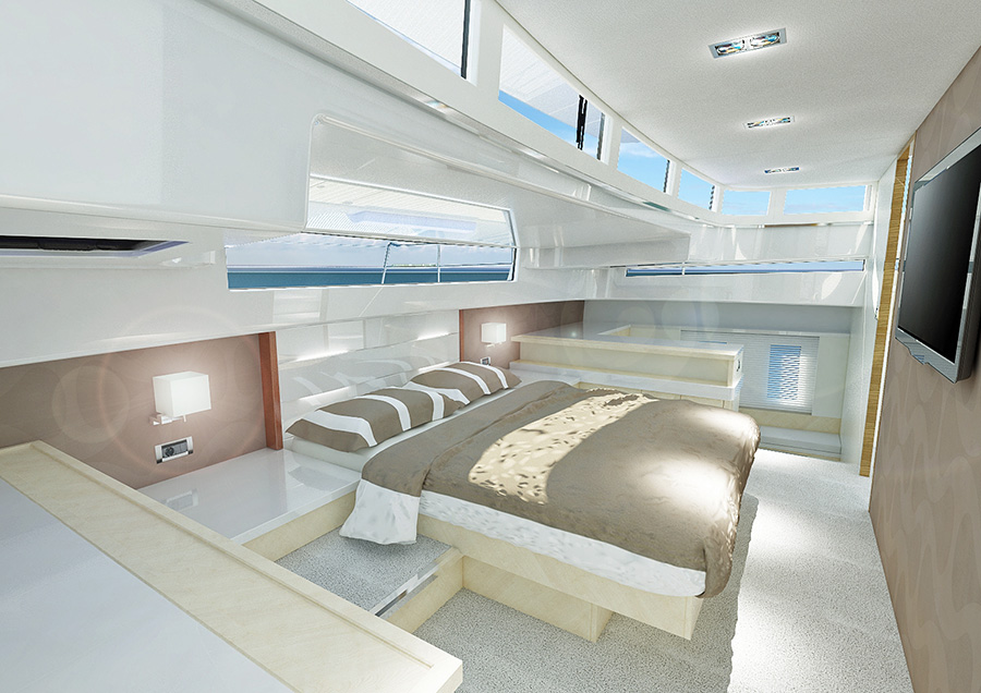 silent yacht 55 interior