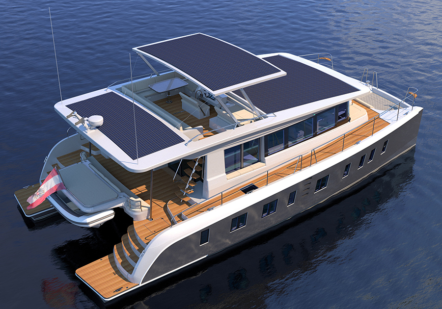 solar power yacht