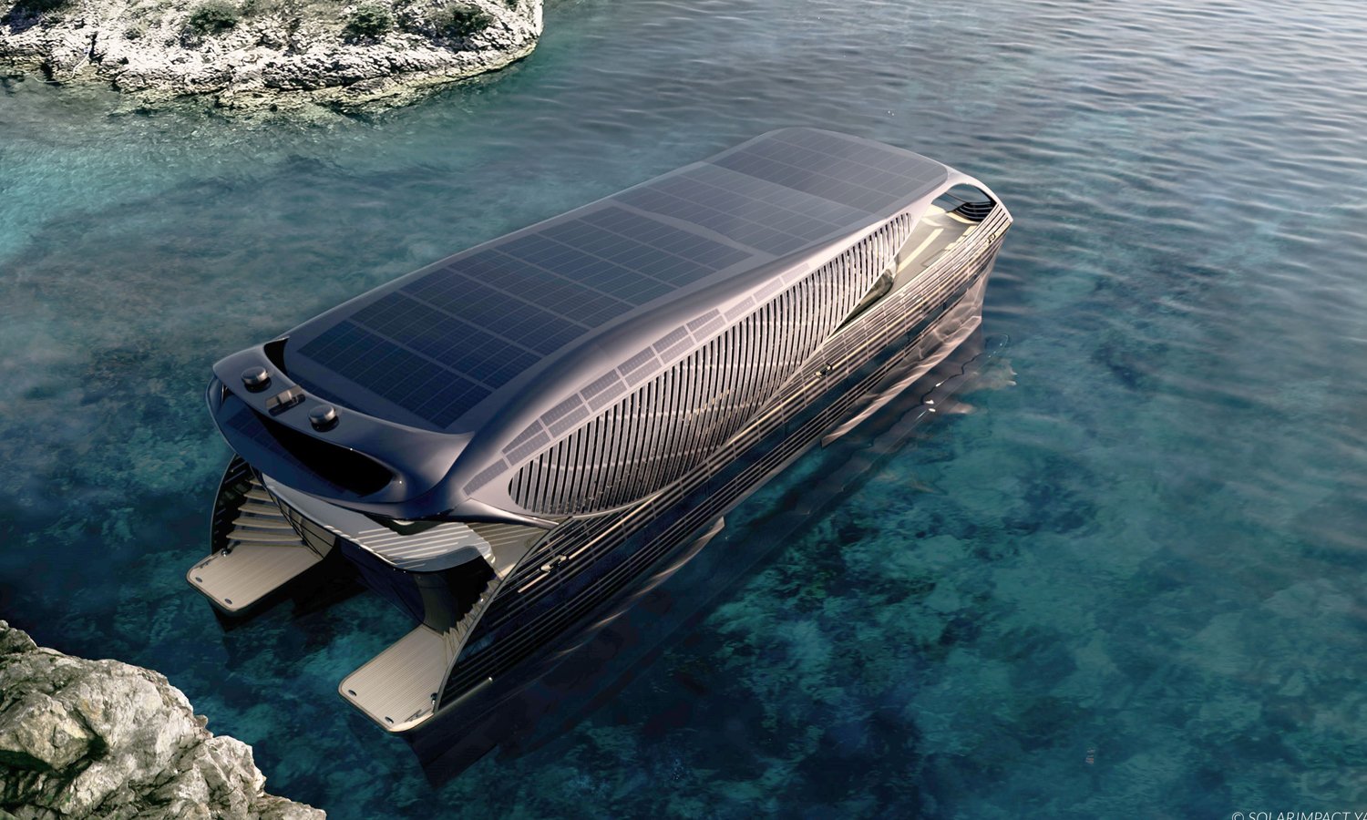 solar powered super yacht