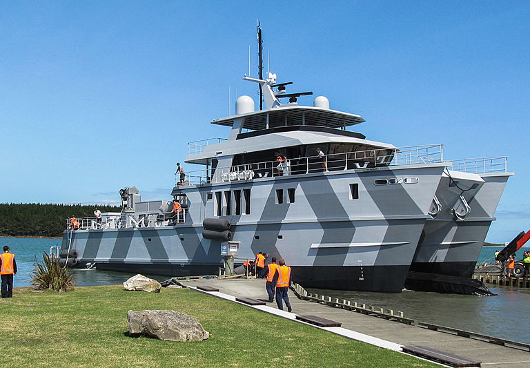 On board the 39m explorer catamaran The Beast