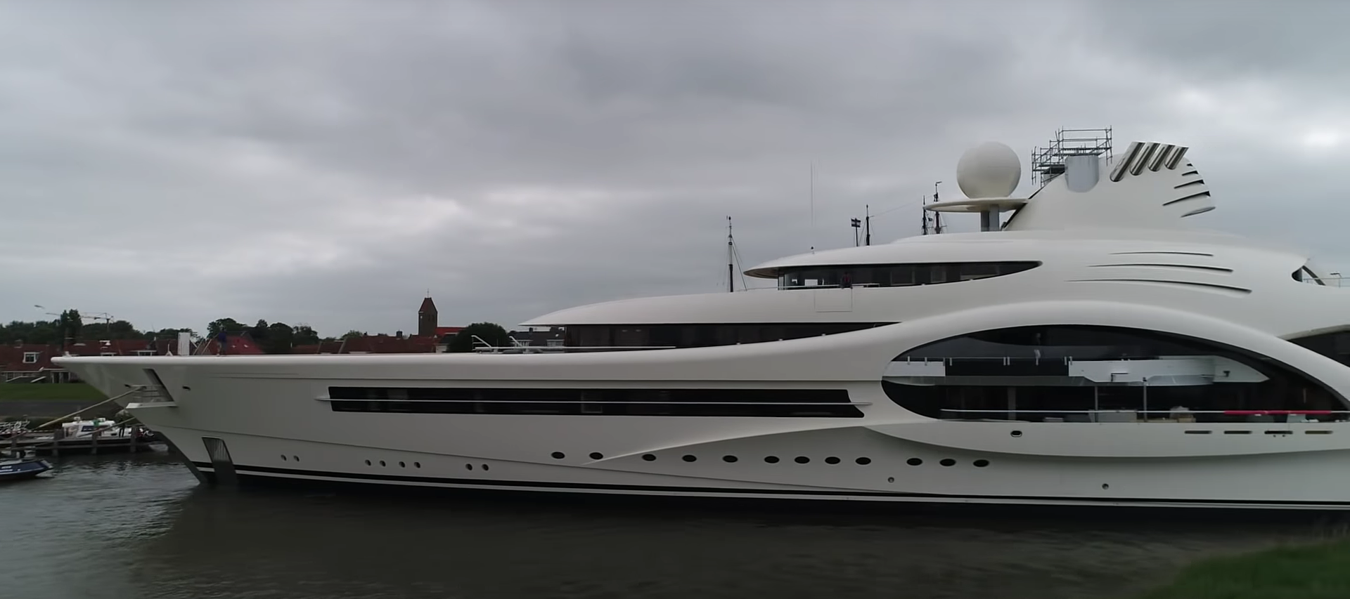 Feadship largest superyacht 110m Anna prepares for summer season ...