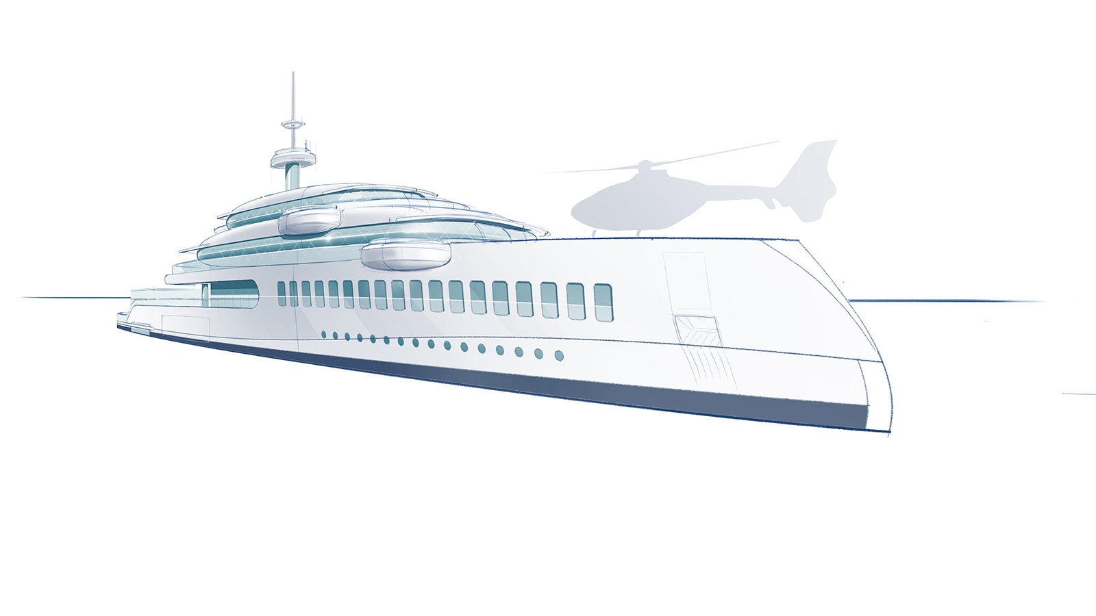 Feadship Symphony Superyacht Dynamic Simulation 3D model