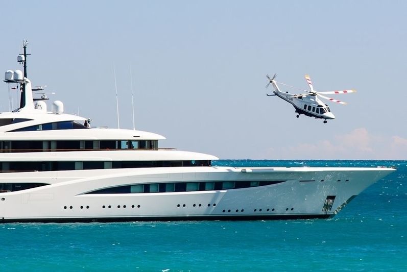super yacht helicopter pilot