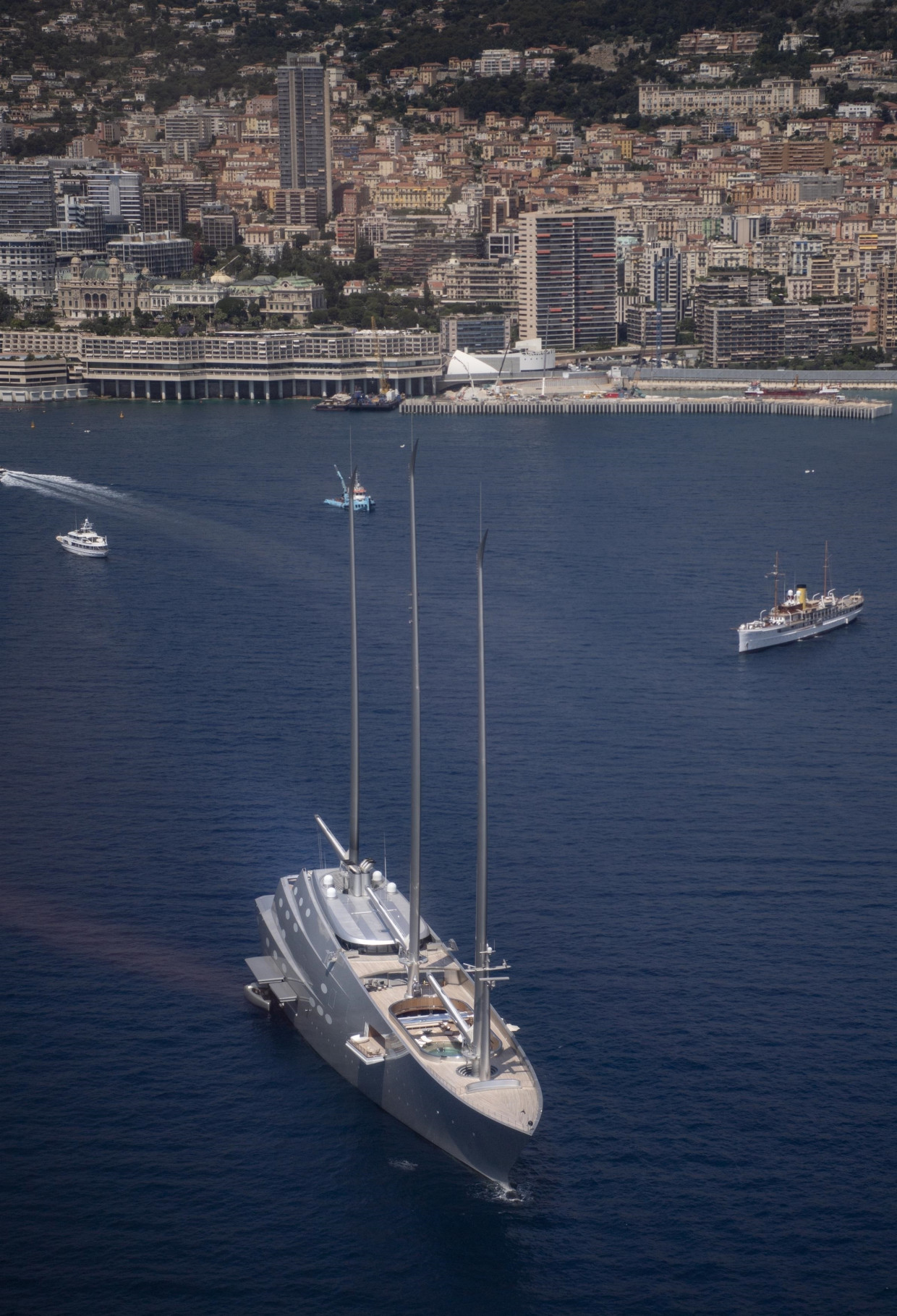 yacht with sails monaco