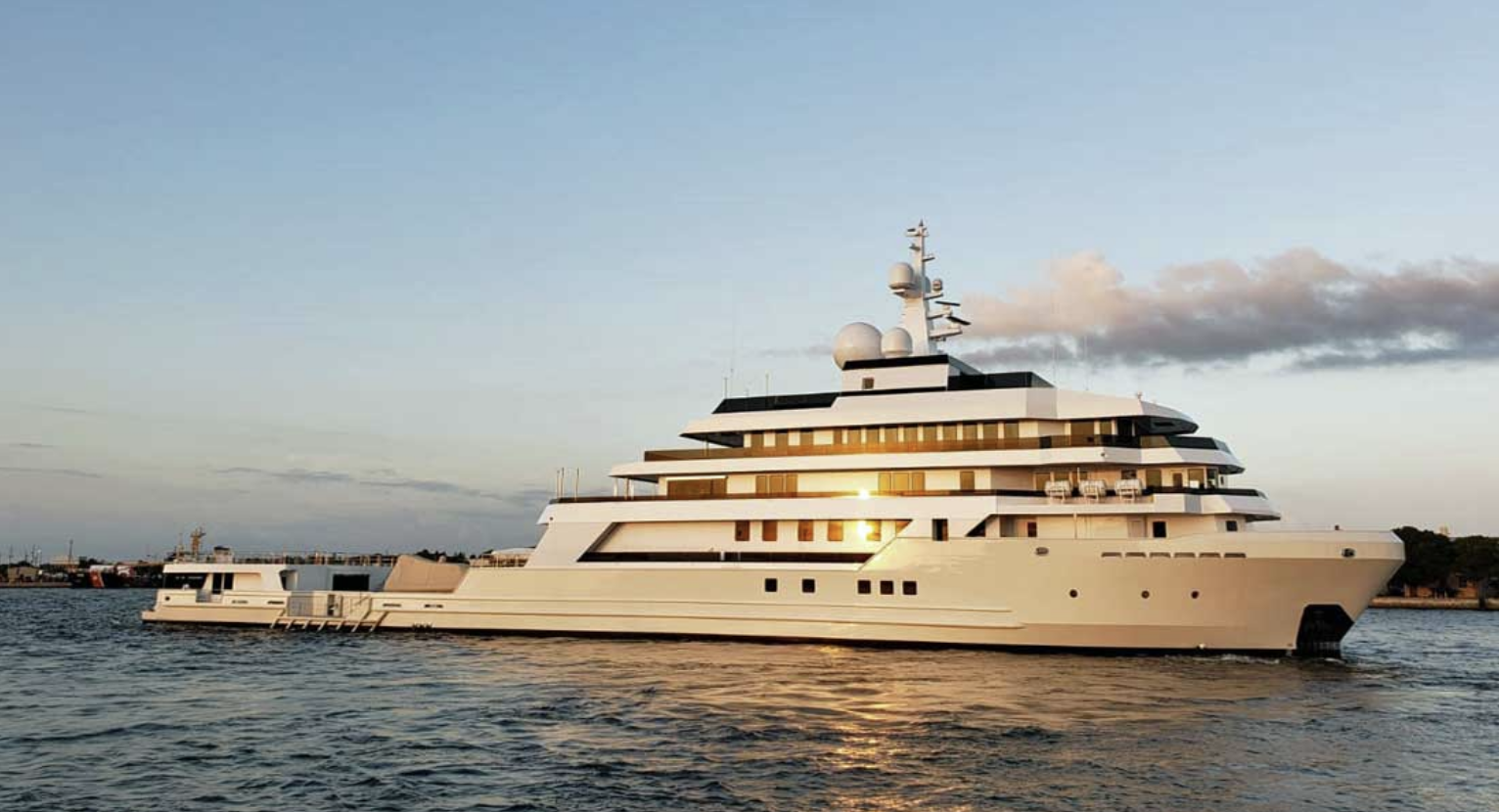 work on the super yachts