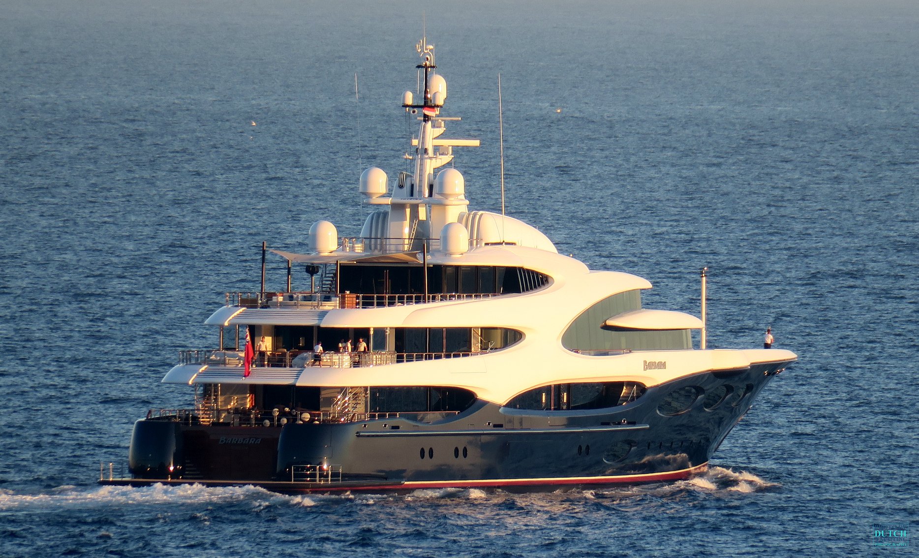 who owns the super yacht barbara