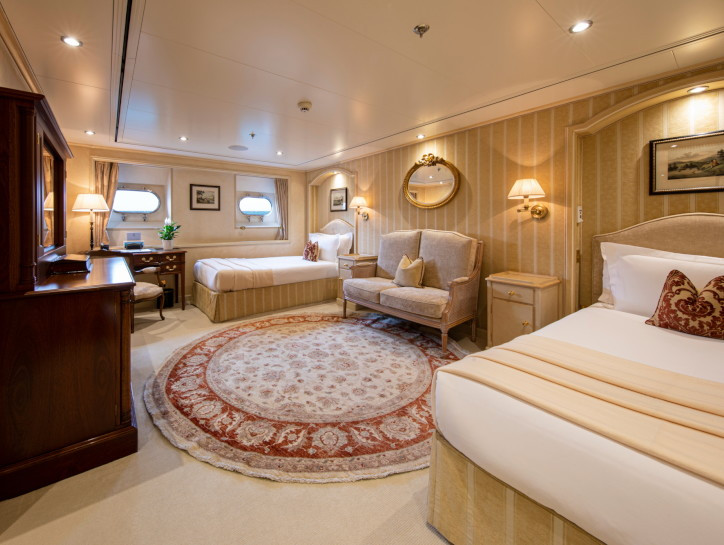 leander yacht interior