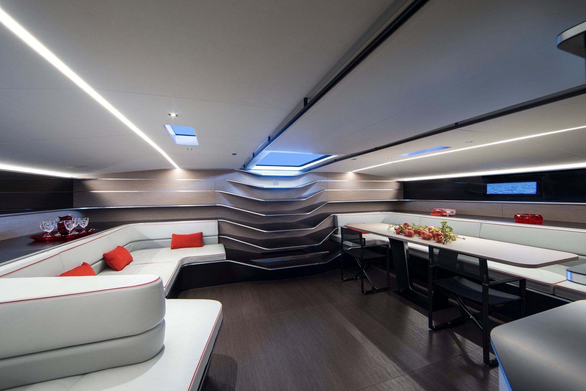 superyacht tango interior