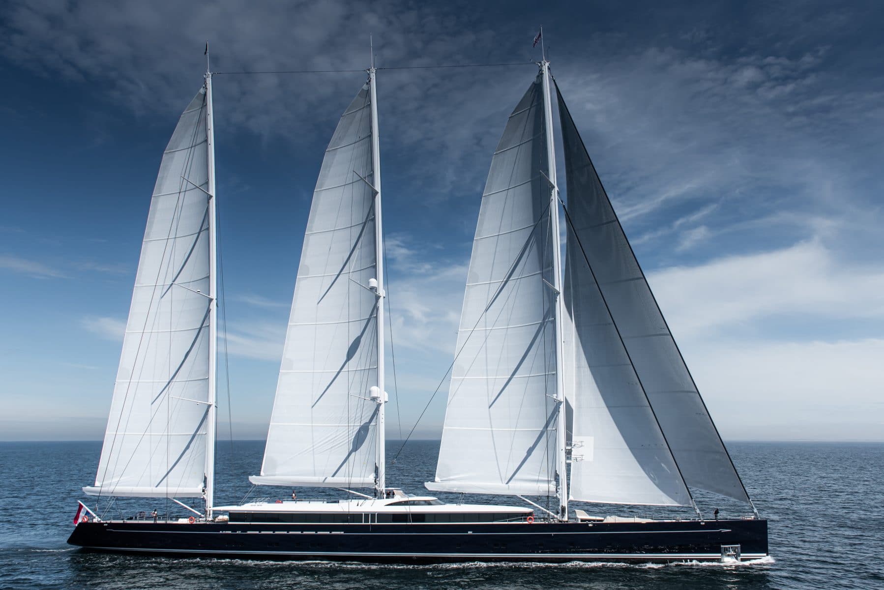 Building the largest sailing yacht in the world.