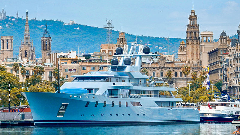 russian yacht barcelona