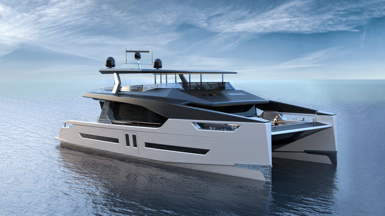 Alva Yachts Has Revealed 27 5 M Electric Catamaran Ocean Eco 90 Yacht Harbour