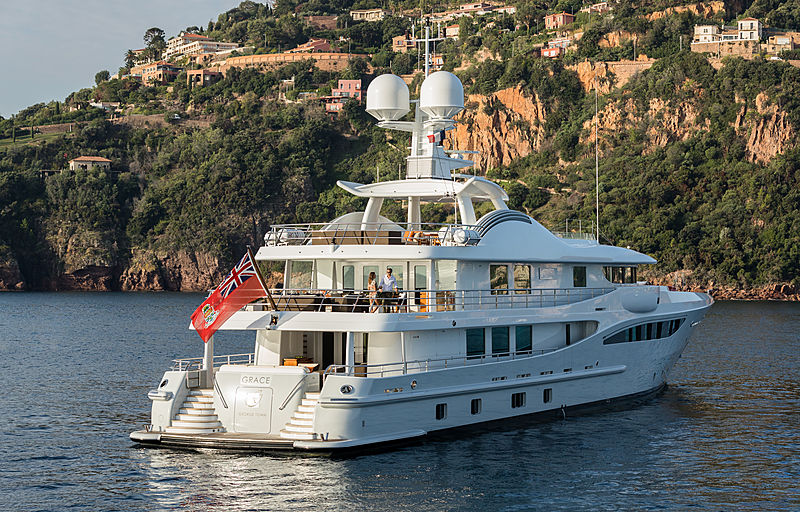 motor yacht grace 52m owner