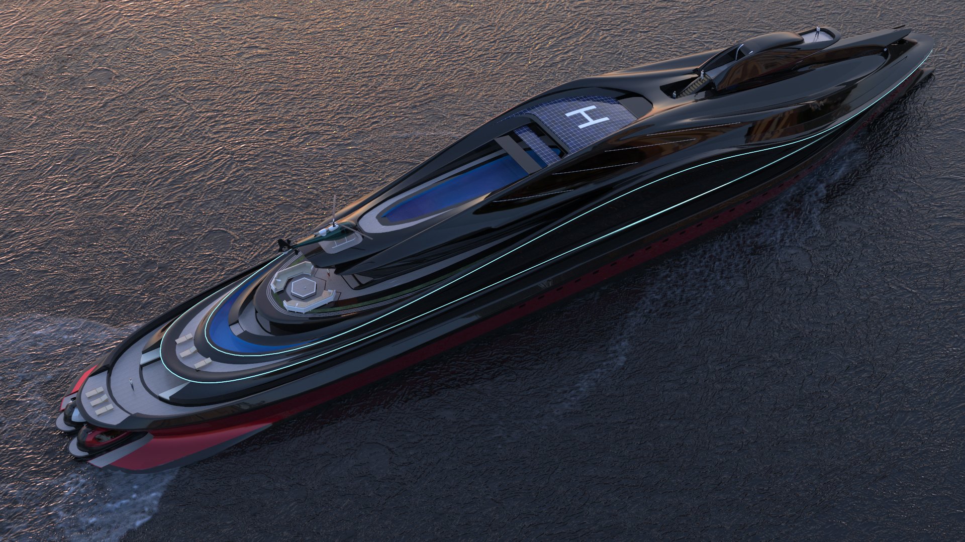 swan yacht concept