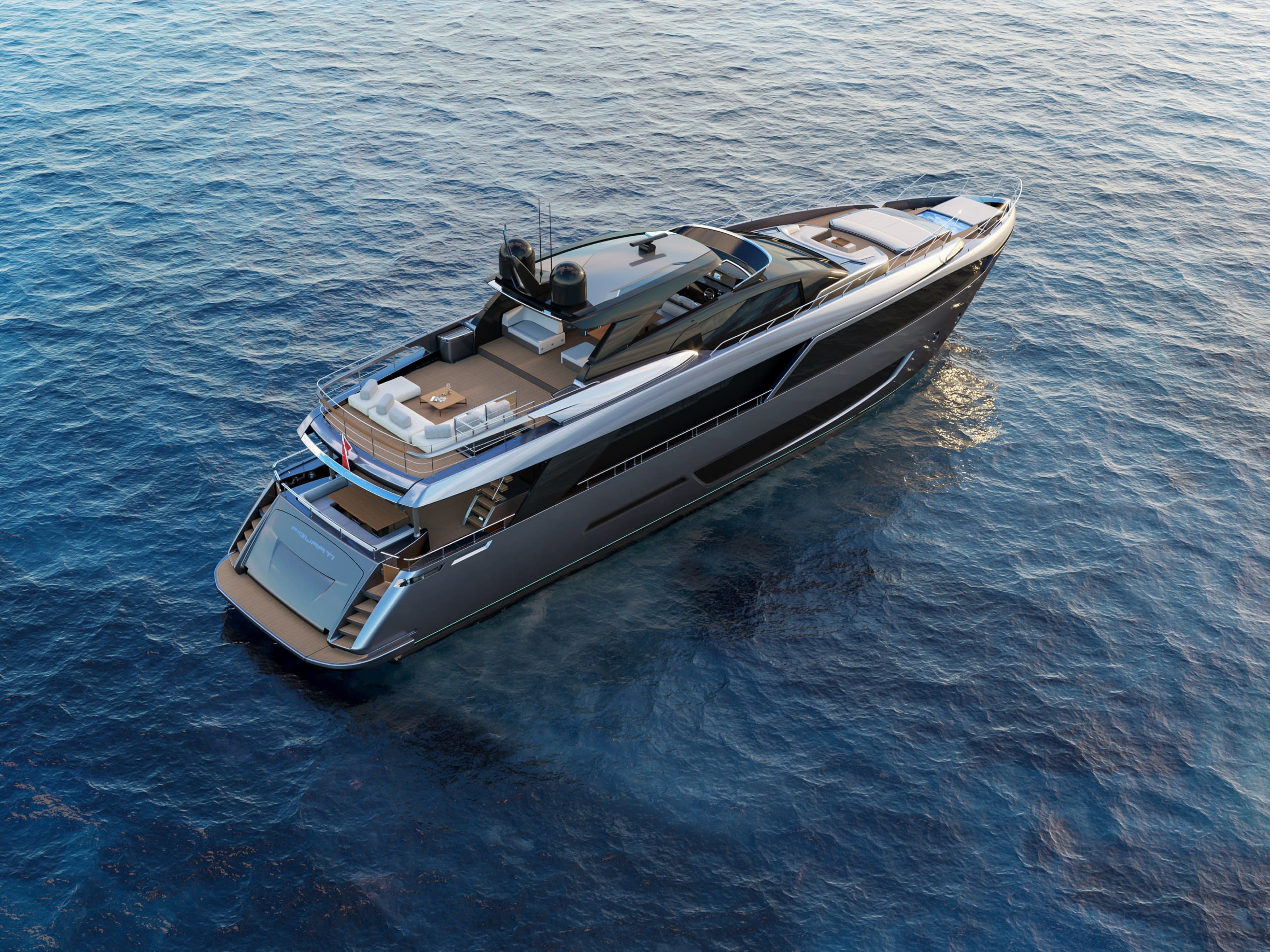 Yacht Figurati is currently under construction, due to be launched in ...