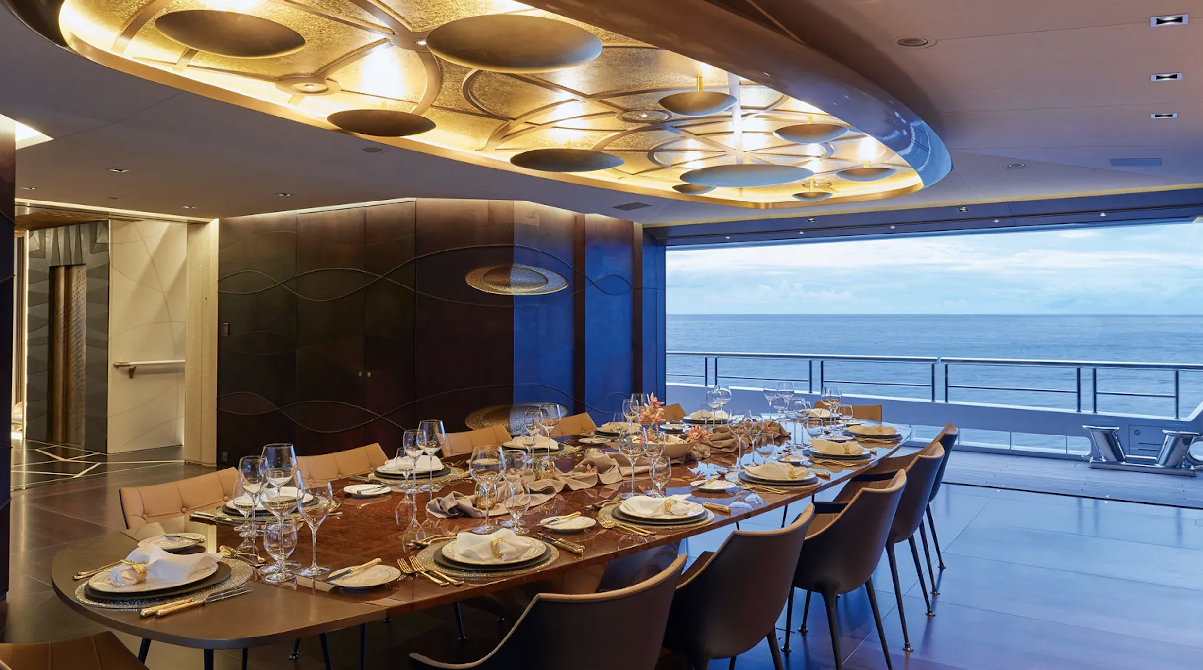 royal yacht private dining