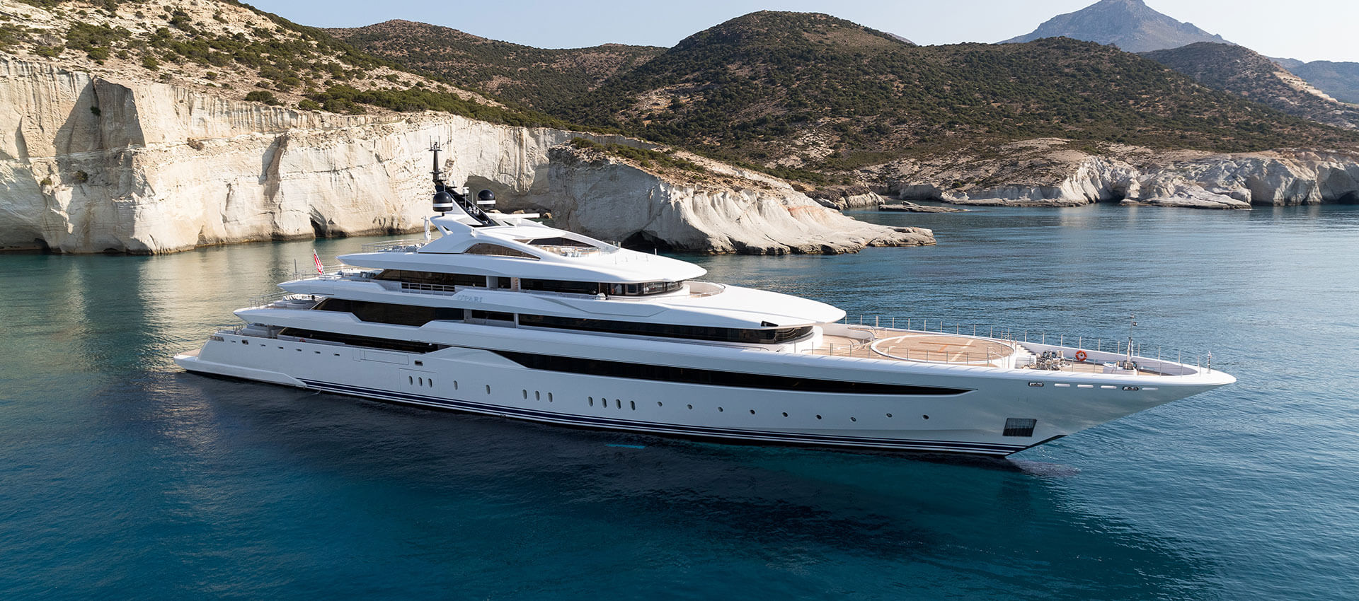 95m charter yacht