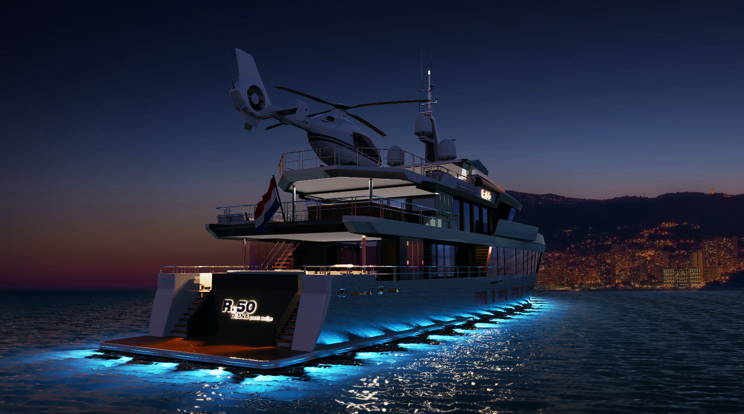 A day in the life of a superyacht exterior designer - Diana Yacht