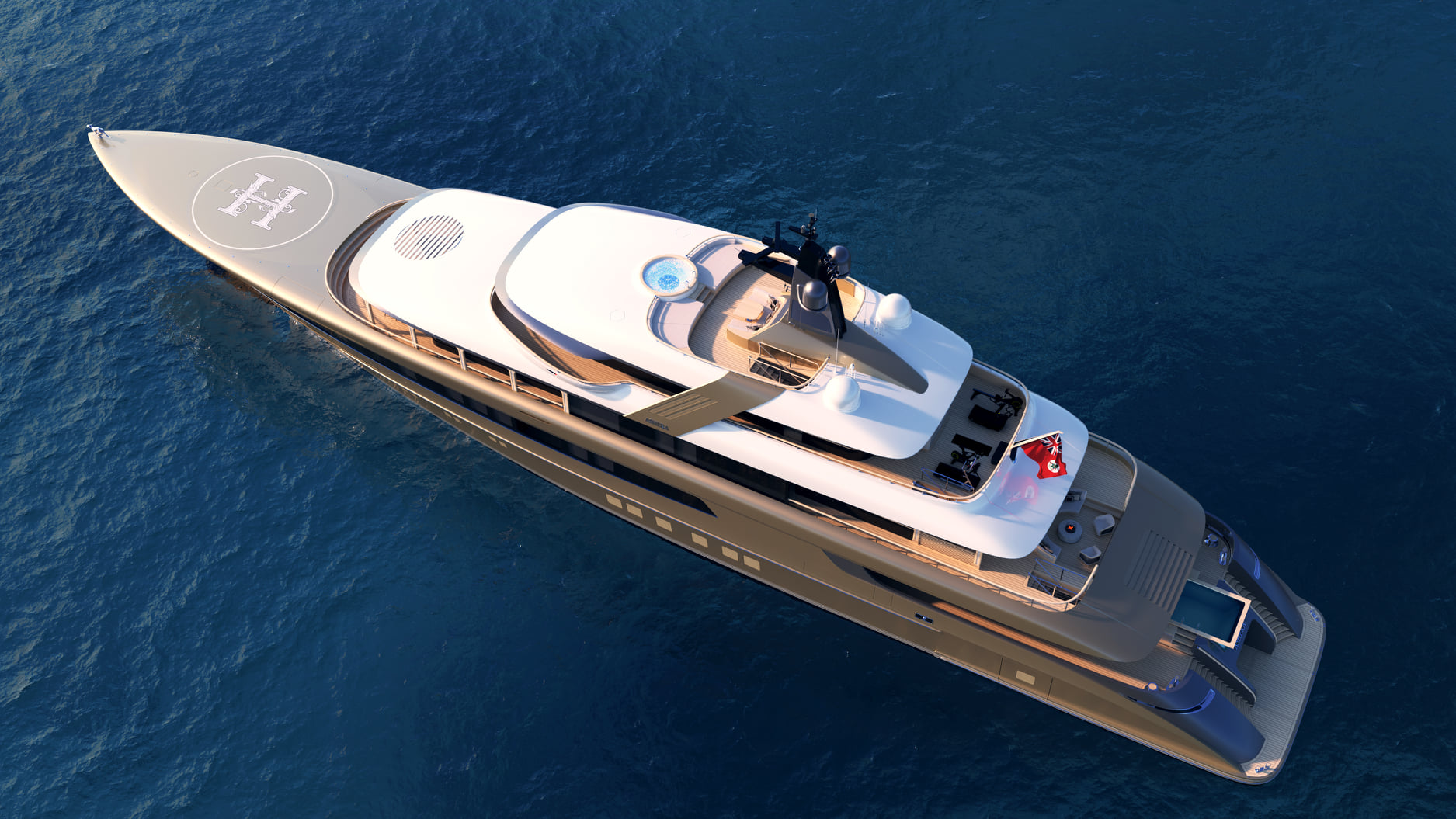 Piredda and Partners Announced 71.5m Hybrid Superyacht Concept Ashera ...