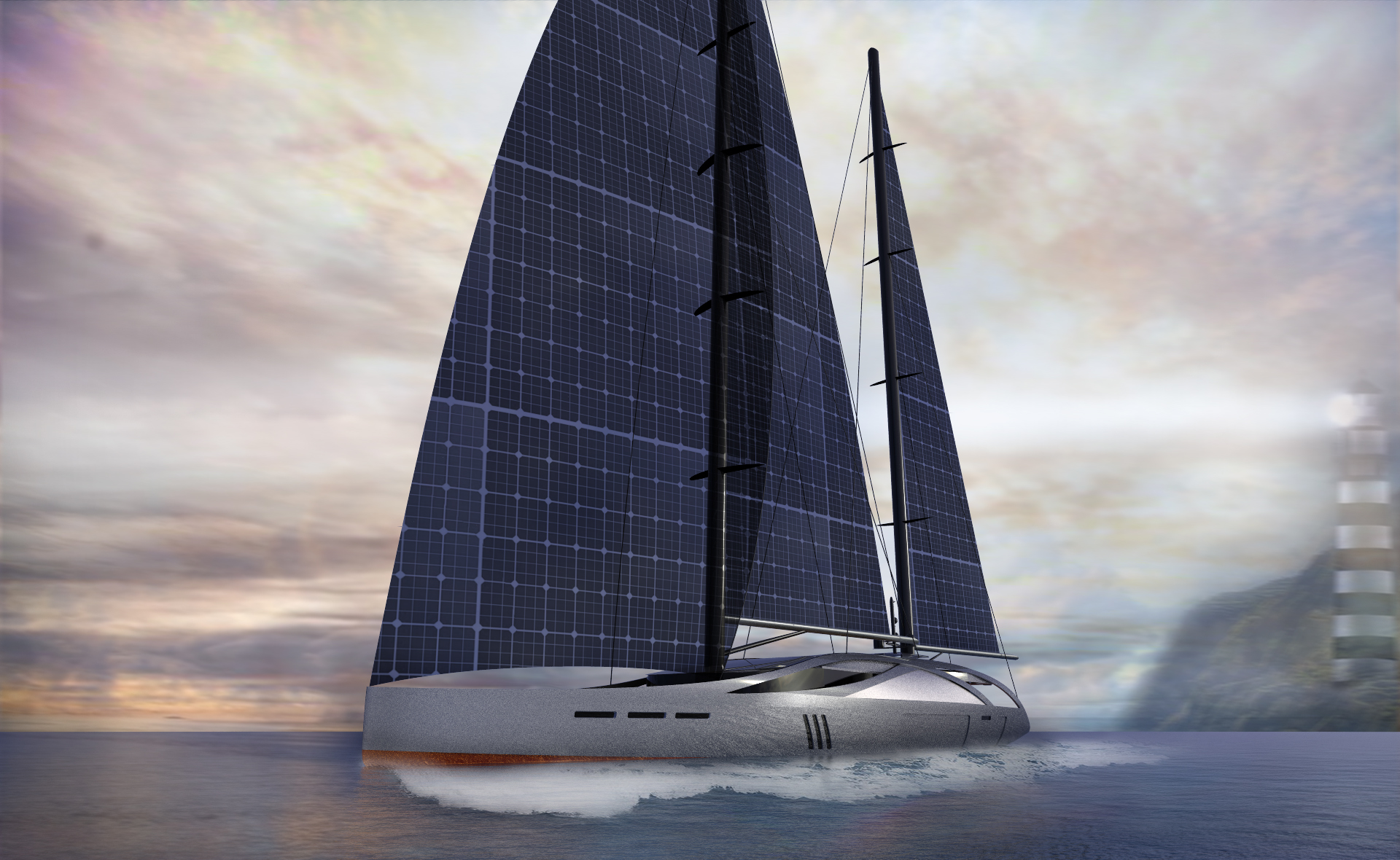 Solar sailing. Яхта Aquila. Футуристические парусные яхты. Современные парусные яхты. Современные паруса.