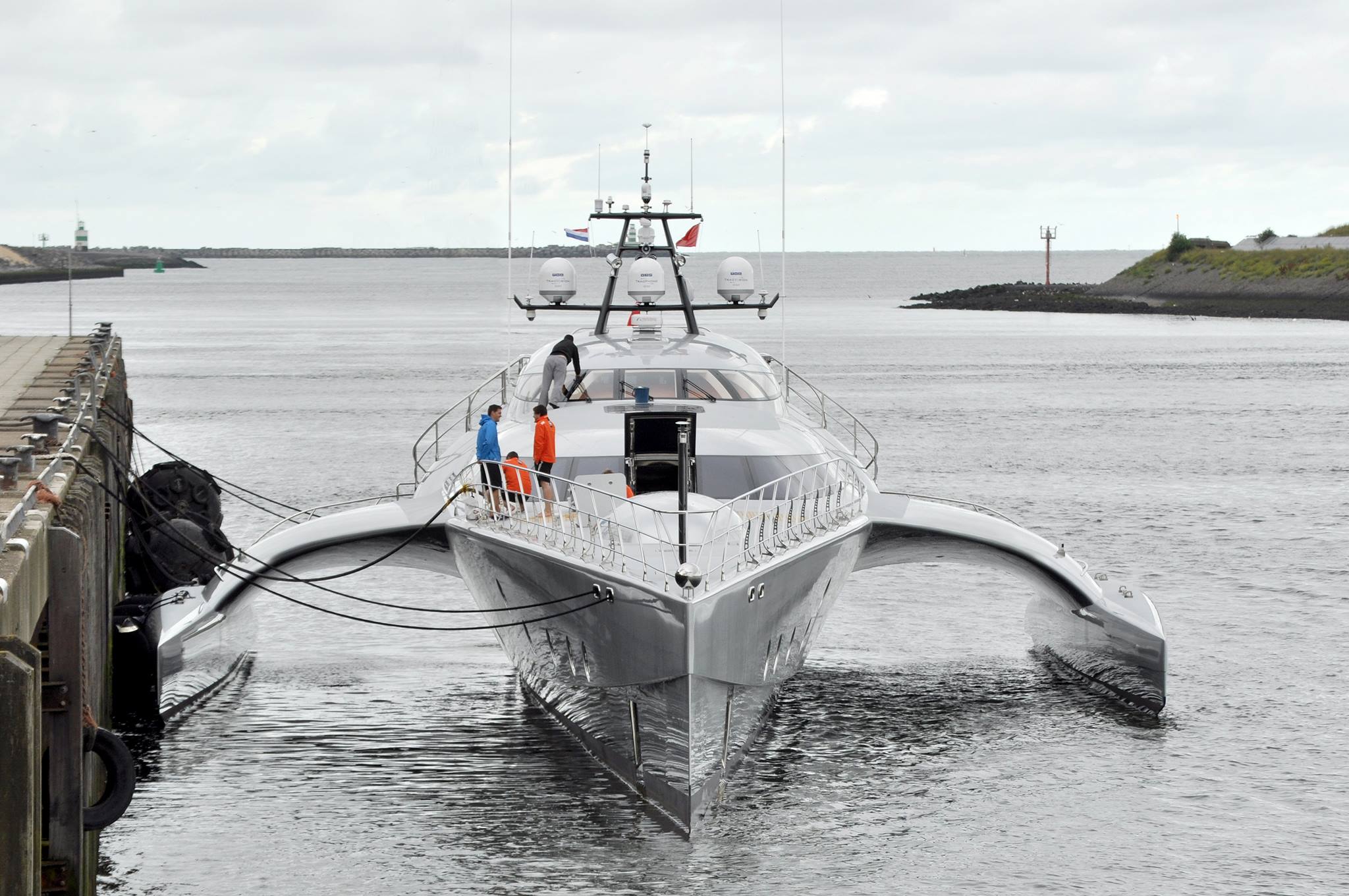 large trimaran sailboat