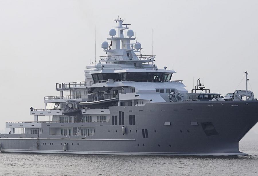 The 107m Ulysses Delivered To Her Owner Yacht Harbour