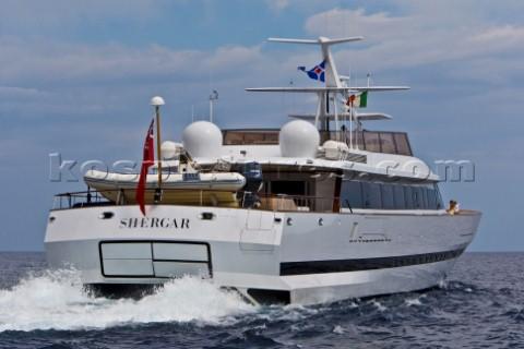 motor yacht shergar