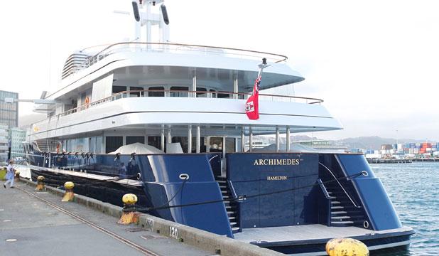 who owns the yacht archimedes