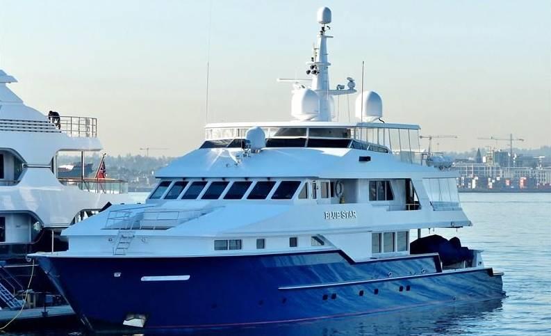 motor yacht blue star