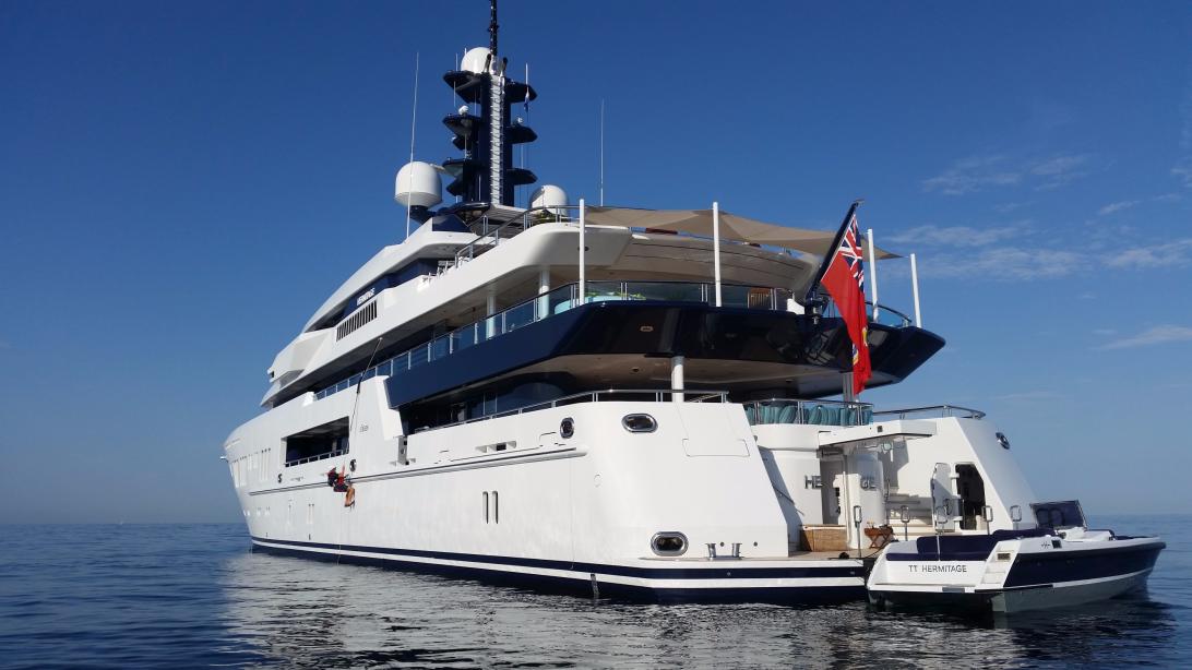 motor yacht hermitage