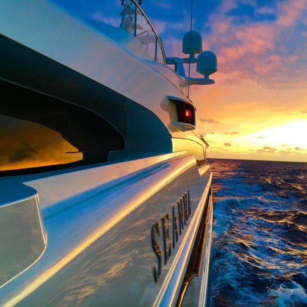 crossing atlantic in motor yacht