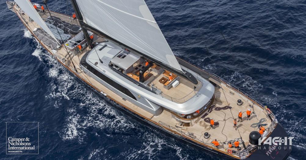 Sailing yacht Perseus^3 Perini Navi Yacht Harbour