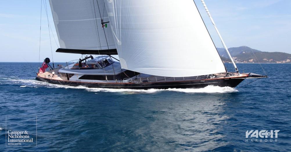 Sailing yacht Perseus^3 Perini Navi Yacht Harbour