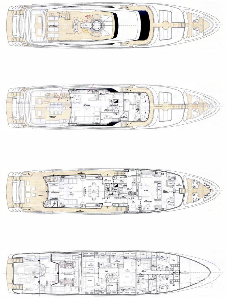 motor yacht kaos 110m