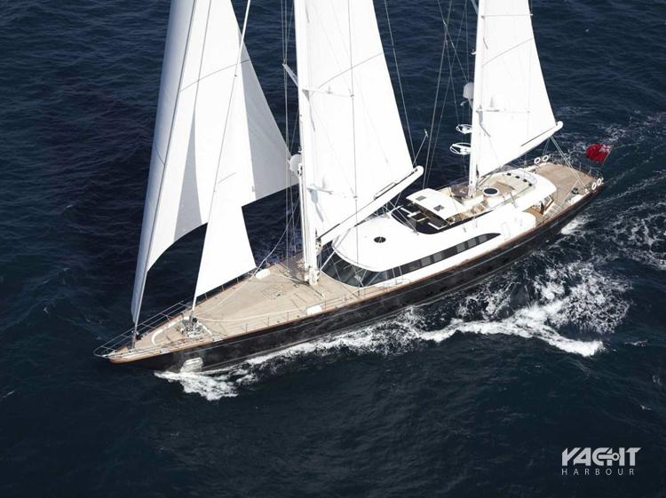 Sailing yacht Panthalassa Perini Navi Yacht Harbour