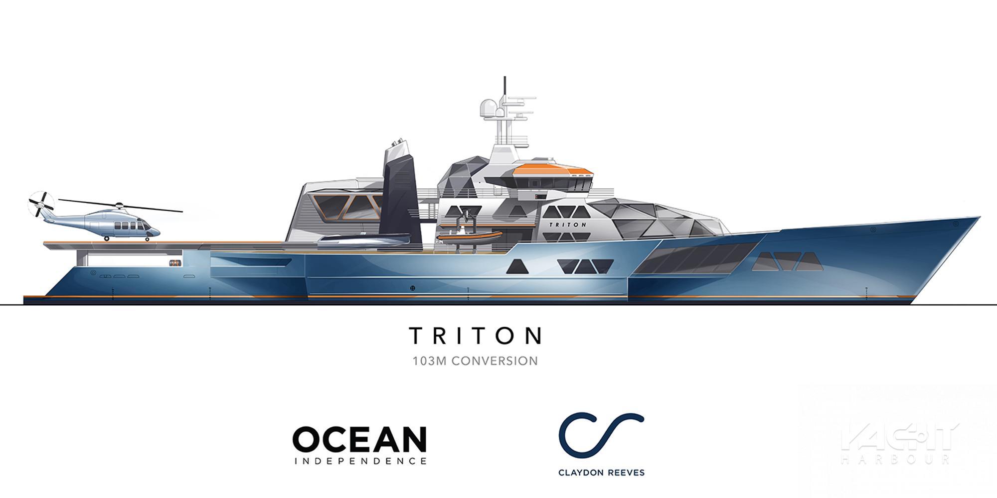 Motor yacht Triton Vosper Thornycroft Yacht Harbour