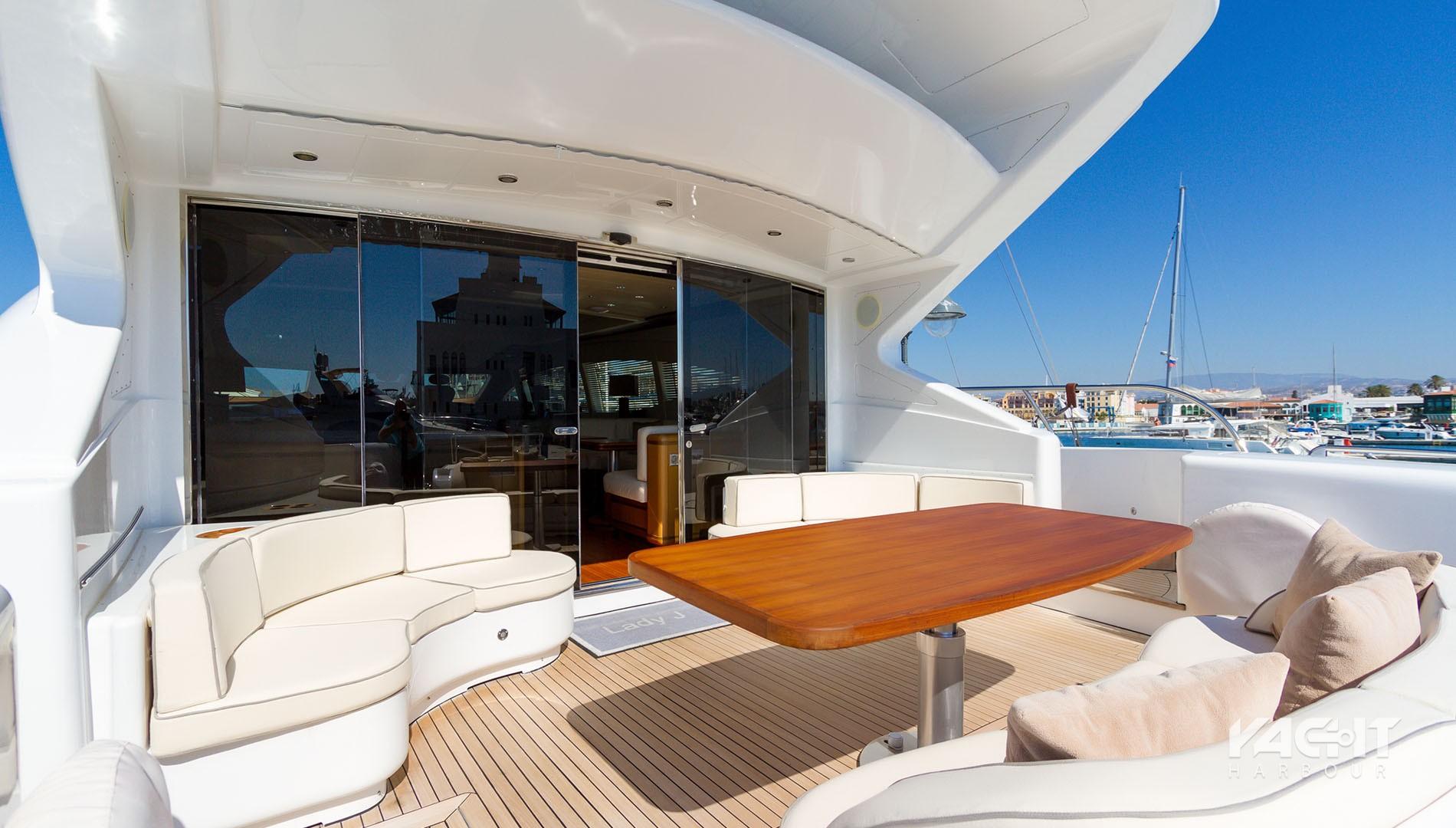 yalla yacht interior